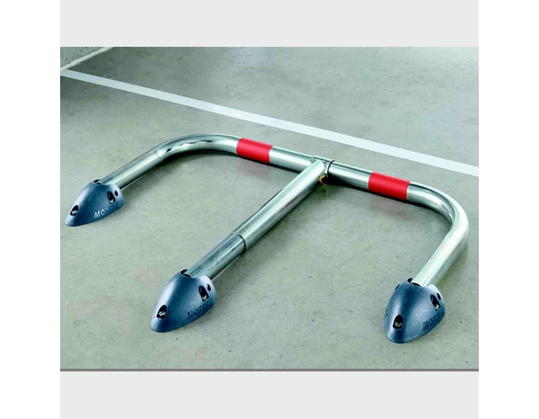 Barrière de parking design en acier - 94 x 38 x 42 cm - Brico Dépôt