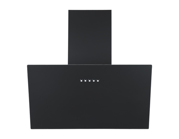 Hotte aspirante inclinée, noire - l.60 x H.88,5 x P.31,5 cm - Brico Dépôt