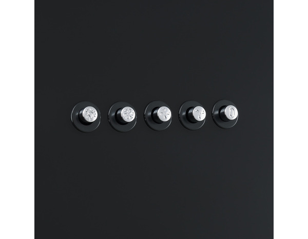 Hotte aspirante inclinée, noire - l.60 x H.88,5 x P.31,5 cm - Brico Dépôt