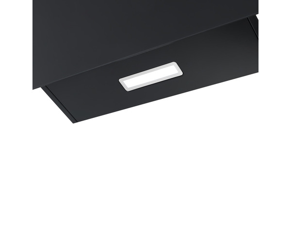 Hotte aspirante inclinée, noire - l.60 x H.88,5 x P.31,5 cm - Brico Dépôt