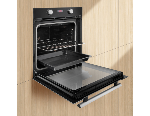 Four encastrable pyrolyse  220-240V 67L noir BOP2113B - H 59,2 x L 59,2 x P 60,8 cm - Brandt - Brico Dépôt