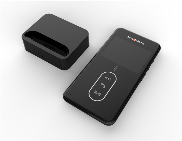 Kit visiophone sécurisé nomade 3 pouces noir, vision noctune LINK2HOME - Brico Dépôt