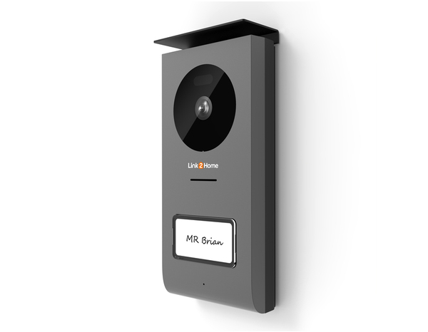 Portier vidéo connecté 7 pouces noir, vision noctune - Brico Dépôt