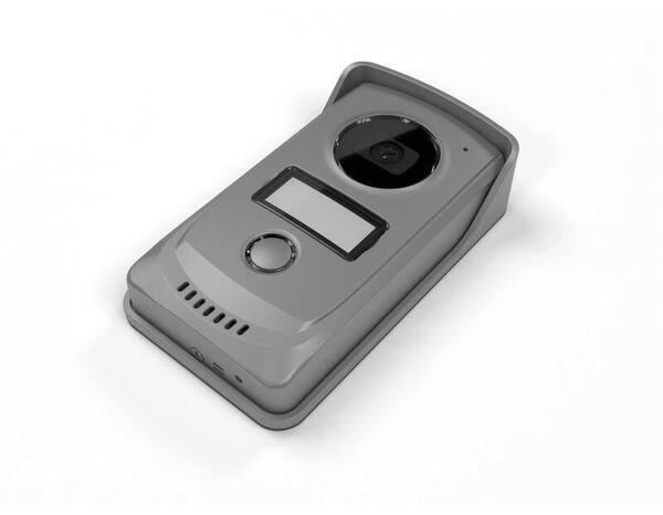 Visiophone couleur filaire 2 fils 7 pouces blanc, vision noctune - Optex - Brico Dépôt