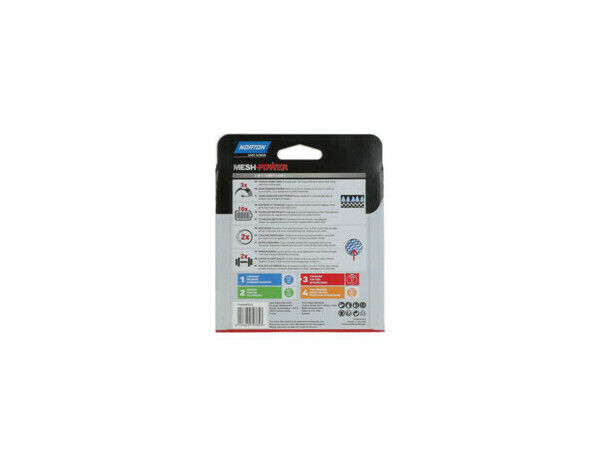 5 feuilles de ponçage 125 mm - Grain 120 - Norton - Brico Dépôt