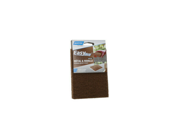 Lot de 2 éponges abrasives métal et rouille 115x150 mm - Norton - Brico Dépôt