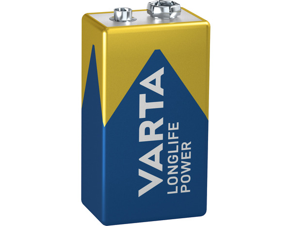 Pile alcaline "LongLife Power" - 9V/6LR61 - Varta - Brico Dépôt