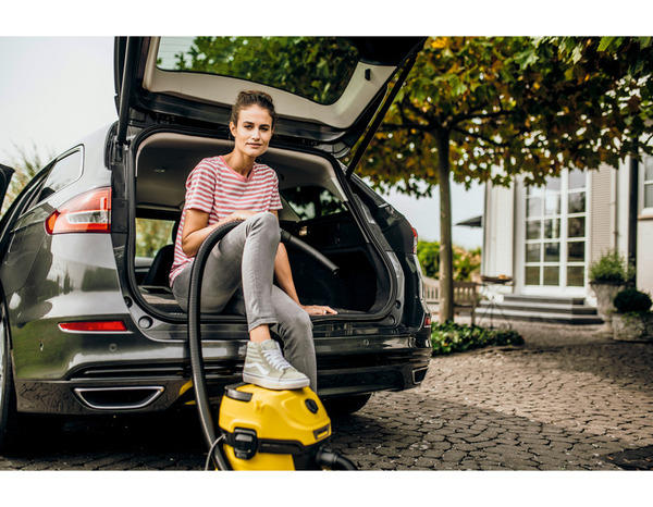 Aspirateur eau et poussières cuve plastique 17 L "WD 3 V-17/6/20 CAR" - Karcher - Brico Dépôt