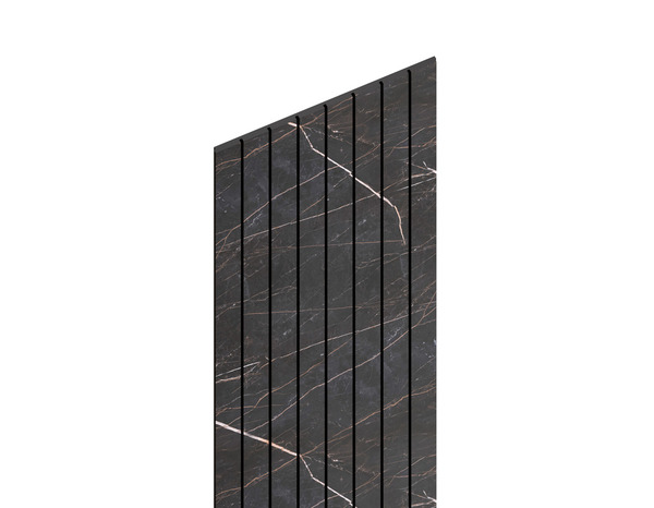 Panneau MDF marbre noir - H.275 x Ep.30 cm - Brico Dépôt