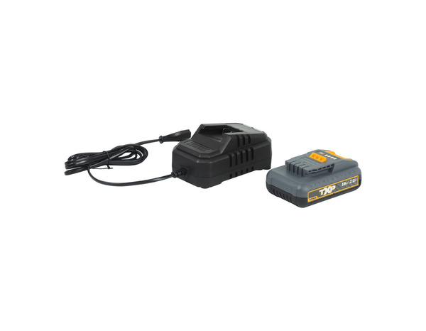 Perceuse visseuse à percussion sans fil 18V + 74 accessoires - Titan - Brico Dépôt