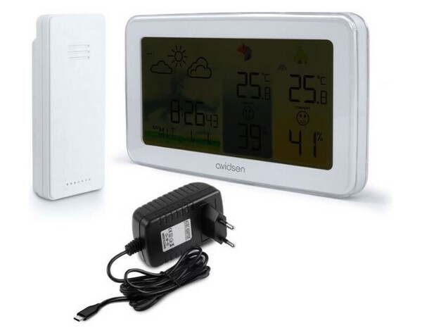 Station météo rétroéclairée avec écran couleur - Avidsen - Brico Dépôt