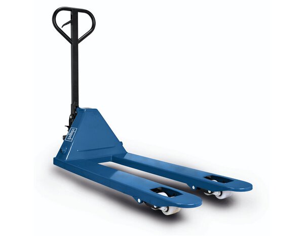 Transpalette manuel acier capacité 2500 kg - Scheppach - Brico Dépôt