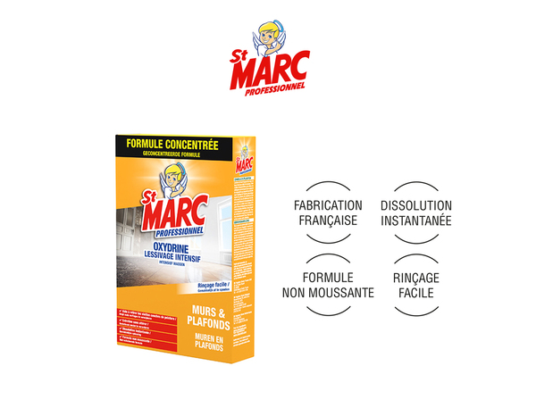 Oxydrine lessivage intensif 1 Kg - Saint Marc - Brico Dépôt