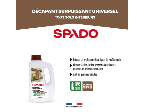 Décapant universel pour tout type de sol 1 L - Spado - Brico Dépôt