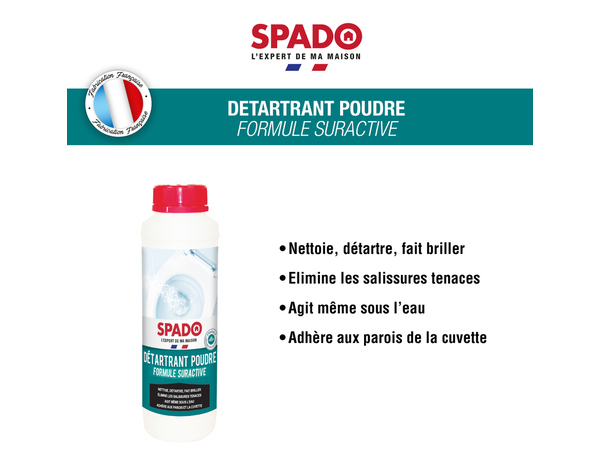 Détartrant en poudre pour WC 750 g - Spado - Brico Dépôt