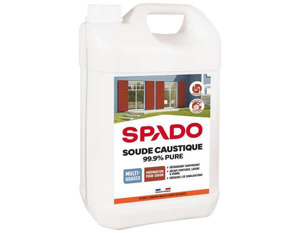 Soude caustique pure "Spado" 4 kg - Spado - Brico Dépôt