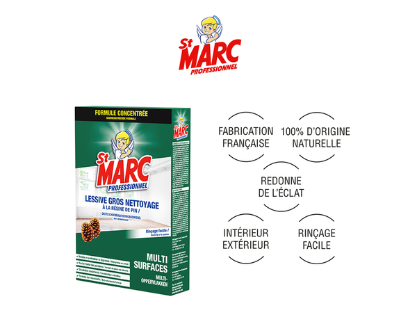 Lessive pro résine de pin 1 Kg - Saint Marc - Brico Dépôt