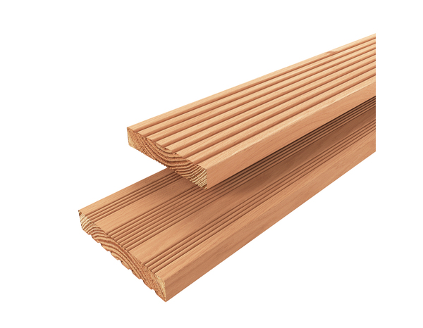 Lame de terrasse douglas classe 3 ACERA -L.240 x l.14,4 x Ep.2,7 cm - Marque BLOOMA - Brico Dépôt