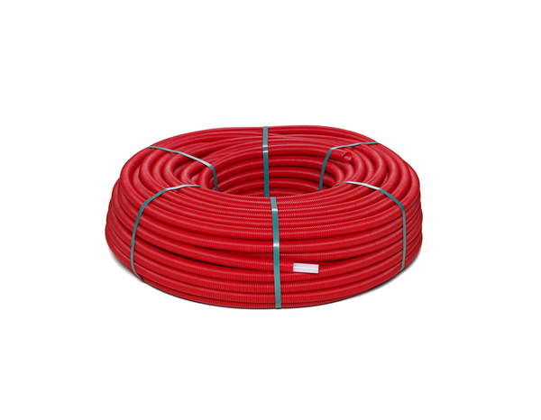 Tube PE-RT gainé rouge D.16mm L.25m - Brico Dépôt
