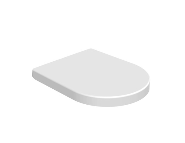 Abattant WC duroplast blanc - L.46,2 x l.36,2 x H.5 cm - Brico Dépôt