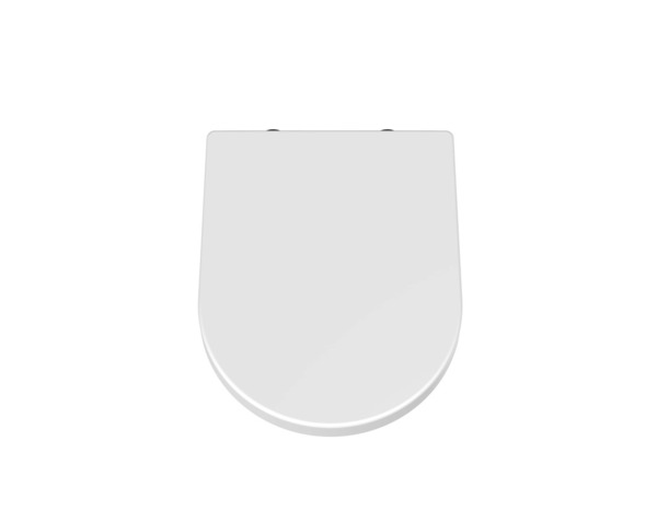Abattant WC duroplast blanc - L.46,2 x l.36,2 x H.5 cm - Brico Dépôt