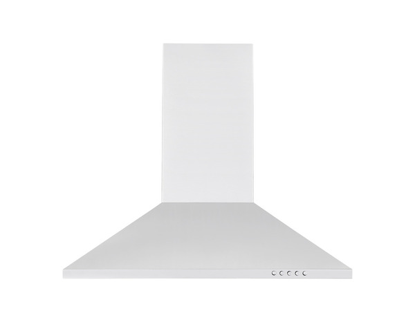 Hotte cheminée acier inoxydable gris 67 W - l.60 x H.95,3 x P.47,5 cm - Brico Dépôt