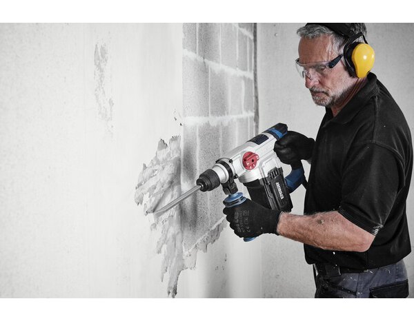 Marteau perforateur  SDS+ 1500 W, 5J + 8 accessoires - Erbauer - Brico Dépôt