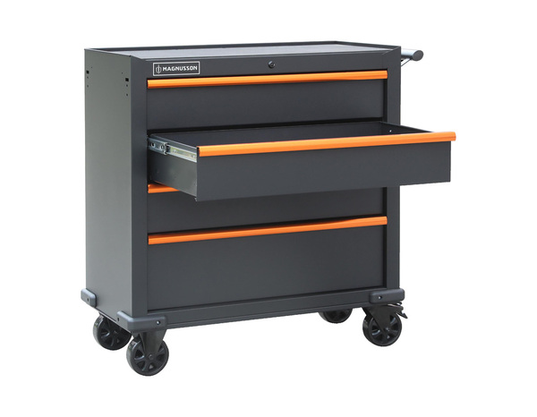 Servante 4 tiroirs et 4 roues directrices - MAGNUSSON - Brico Dépôt