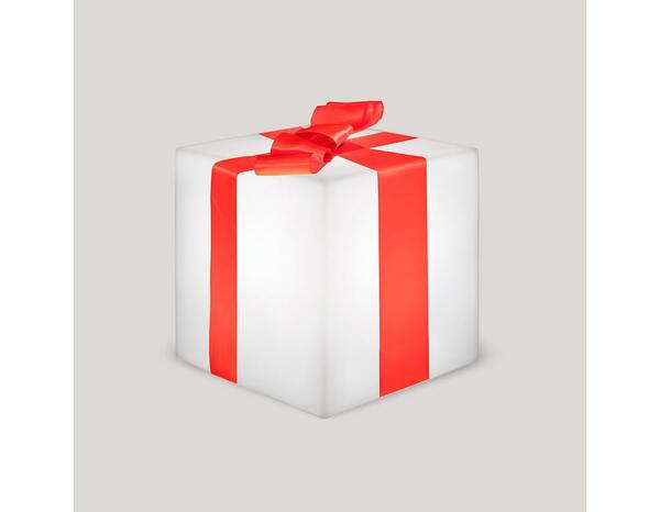 Cube lumineux solaire rechargeable couleur RVB et blanc , 32 cm - Brico Dépôt