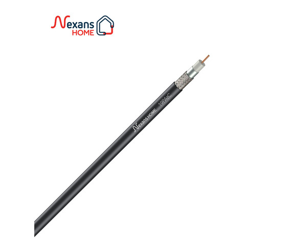 Câble coaxial 19 PATC noir - 25 m - Nexans - Brico Dépôt
