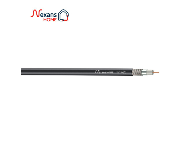 Câble coaxial 19 PATC noir - 25 m - Nexans - Brico Dépôt