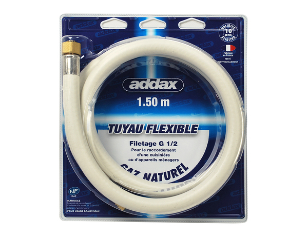 Tuyaux de gaz - Ø 36-103 L. 1,5 m - Addax - Brico Dépôt