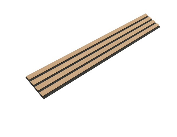 Panneaux tasseaux décoratifs imitation chêne clair 3D KIWI WALL - 1380 x 195 x 10 mm - Brico Dépôt