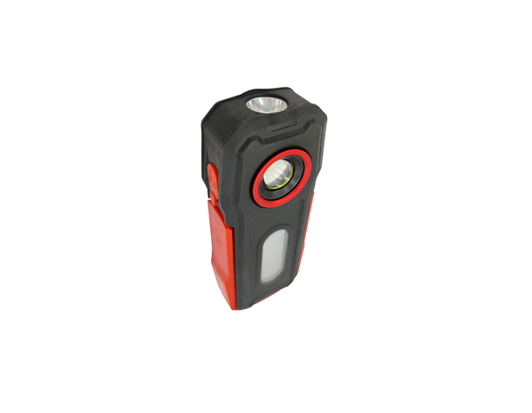 Torche led rechargeable 300 lm avec support rotatif aimanté - Brico Dépôt