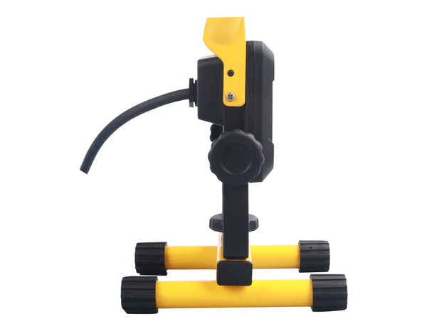 Projecteur de chantier LED filaire 10W, 6500k tête réglable - 20,8x11x12,6 cm - Brico Dépôt