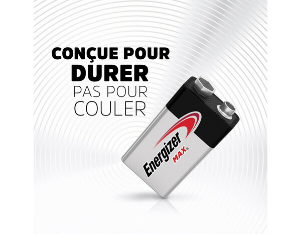 Pack de 1 pile alcaline 9V - Energizer - Brico Dépôt