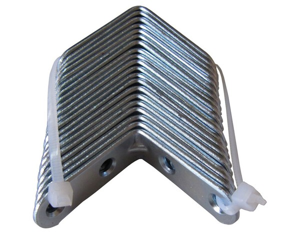 Équerre de chaise en acier zingué 50 mm - Brico Dépôt