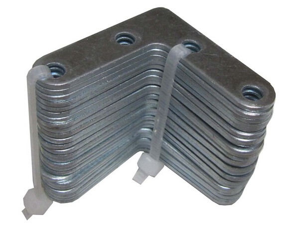 25 équerres de chassis AZ - 40 x 40 mm - Brico Dépôt