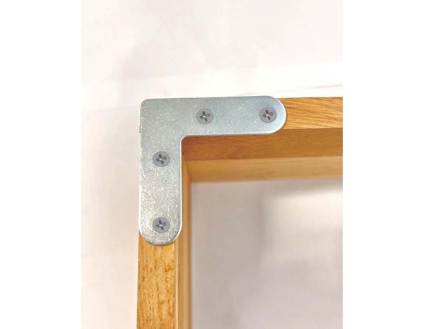 25 équerres de chassis AZ- 80 x 80 mm - Brico Dépôt