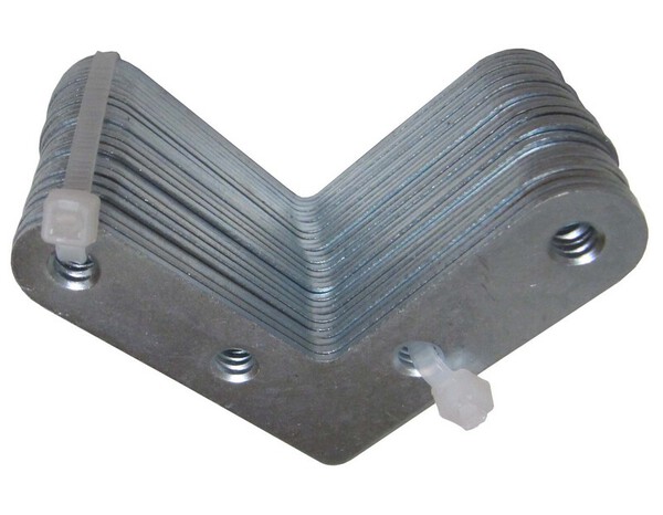 25 équerres de chassis AZ - 60 x 60 mm - Brico Dépôt