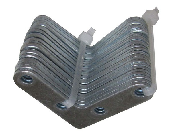 25 équerres de chassis AZ - 40 x 40 mm - Brico Dépôt