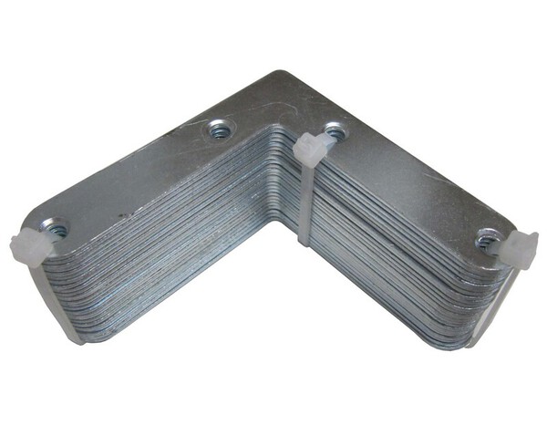 25 équerres de chassis AZ- 80 x 80 mm - Brico Dépôt