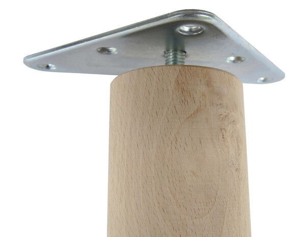 Plaque de fixation pour pied de lit 120 x 90 x 90 mm - Brico Dépôt