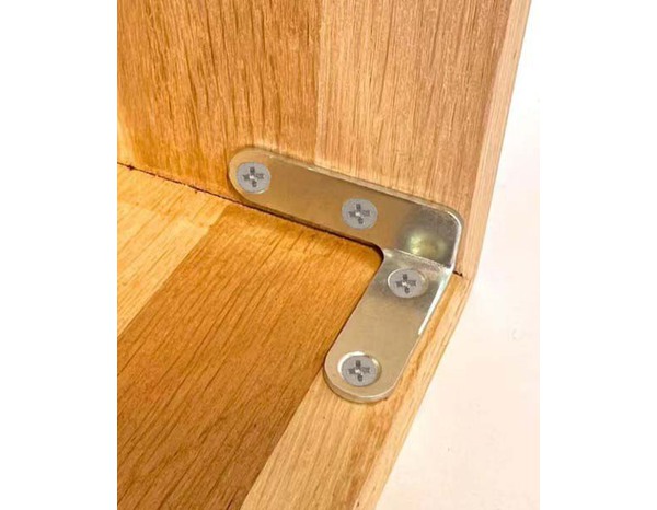 Équerre de châssis coudée en acier zingué 40 mm - Brico Dépôt