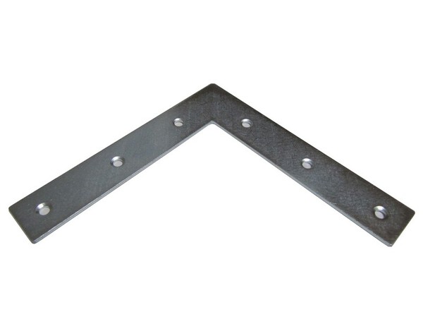 Équerre de fenêtre 120 mm en acier zingué. - Brico Dépôt