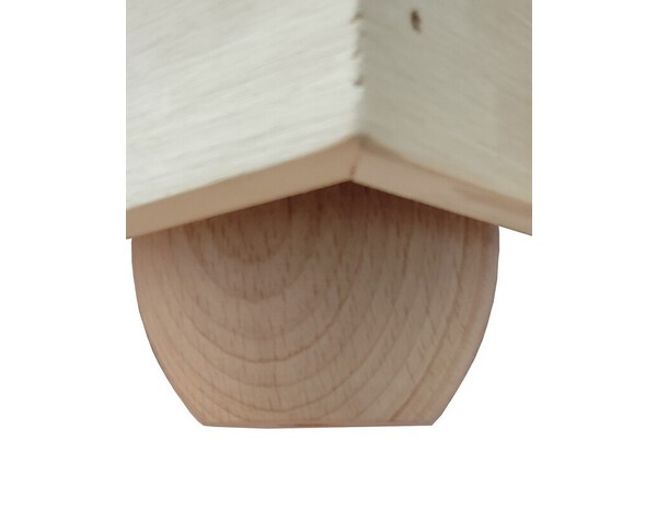 Pied de lit boule brut H. 70 mm x Ø 78 mm - Brico Dépôt