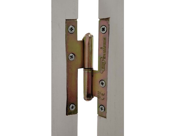 Paumelle de bâtiment AB 80 x 45 mm - Droite - Brico Dépôt