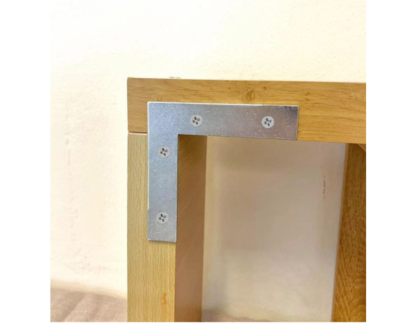 Équerre de fenêtre 120 mm en acier zingué. - Brico Dépôt