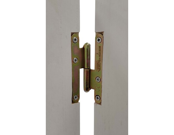 Paumelles de bâtiment - bout rond - 80 x 45 mm - Droite - Brico Dépôt