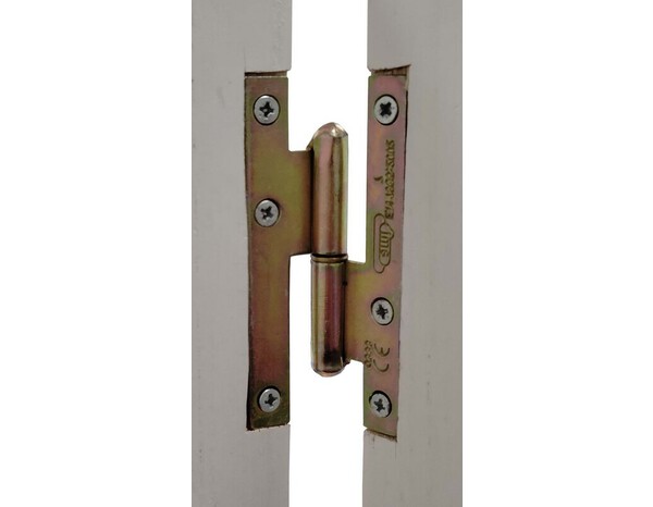 Paumelle de bâtiment AB 95 x 45 mm - Droite - Brico Dépôt